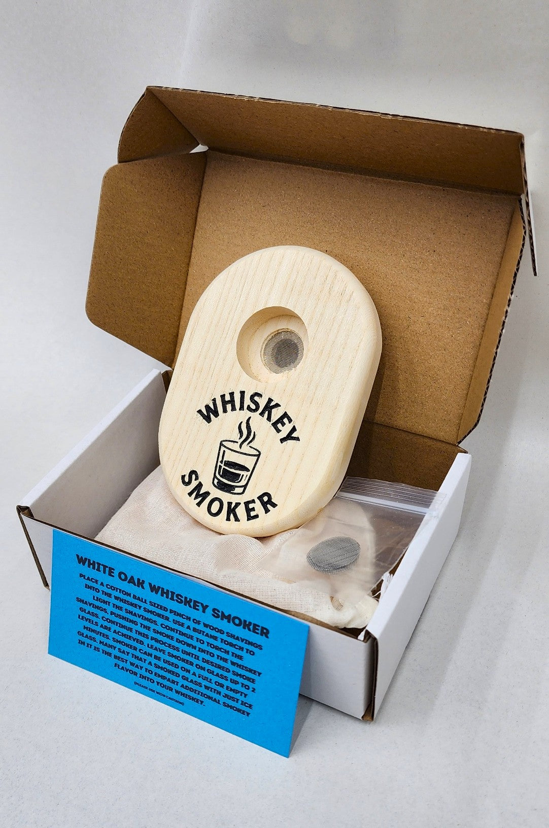 Oak Whiskey Smoker Kit