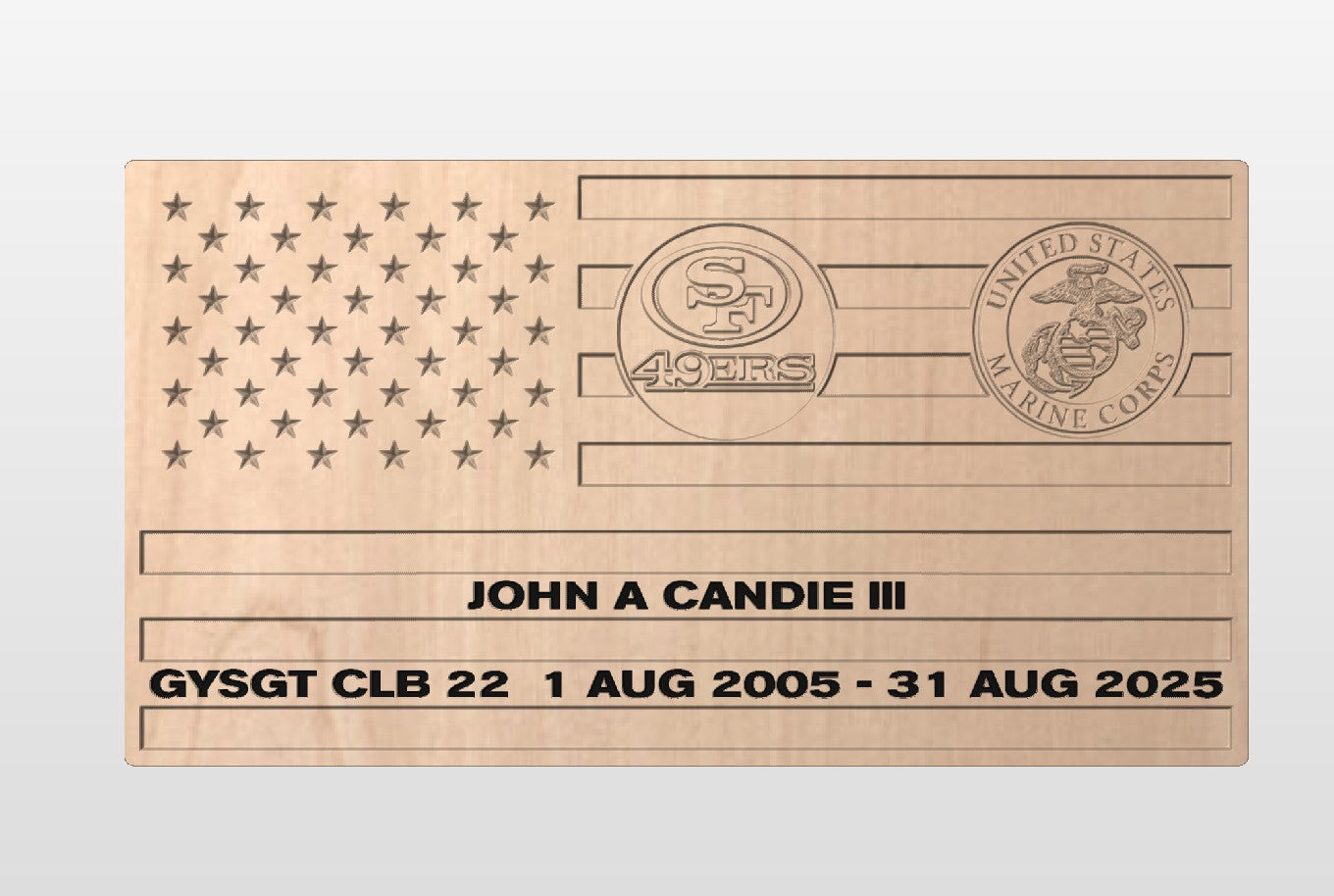 Custom Flag for John Arend