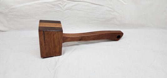 Handcrafted Wooden Mallet | White Oak, Black Walnut | Wood Hammer